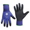 Ge Coated Gloves, Sandy Nitrile, Blue/Black, S 1 PR GG271SC - alternate 1
